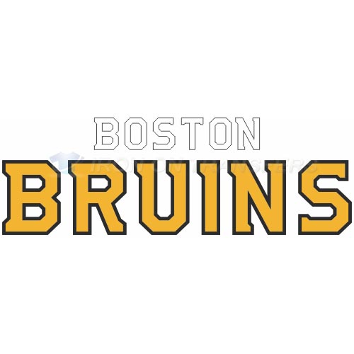 Boston Bruins Iron-on Stickers (Heat Transfers)NO.68